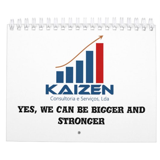 ja , we kunnen groter en sterker worden kalender (Achterkant)