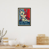 Ja, we kunnen LOLCAT afdrukken Poster (Keuken)