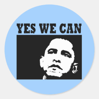 Ja we kunnen Obama 2008 Sticker