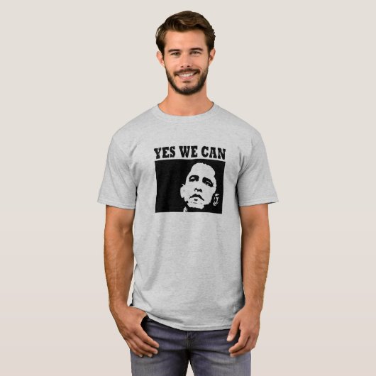 Ja, we kunnen Obama 2008 T-shirt (Voorkant volledig)