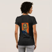 Ja we kunnen + Obama portret (tweezijdig) - Gepers T-shirt (Achterkant volledig)