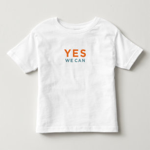 Ja we kunnen + Obama portret (tweezijdig) Kinder Shirts