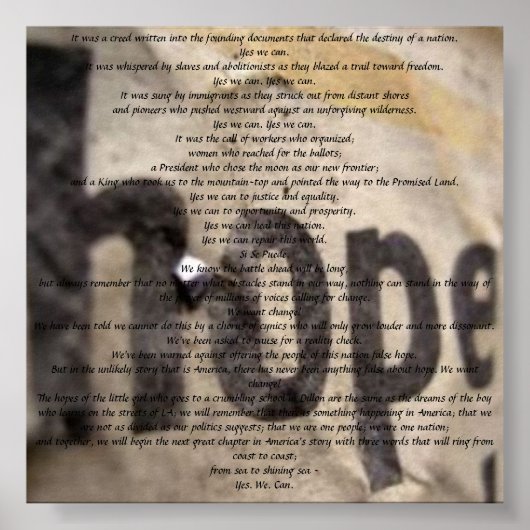 JA WE KUNNEN POSTER (Voorkant)