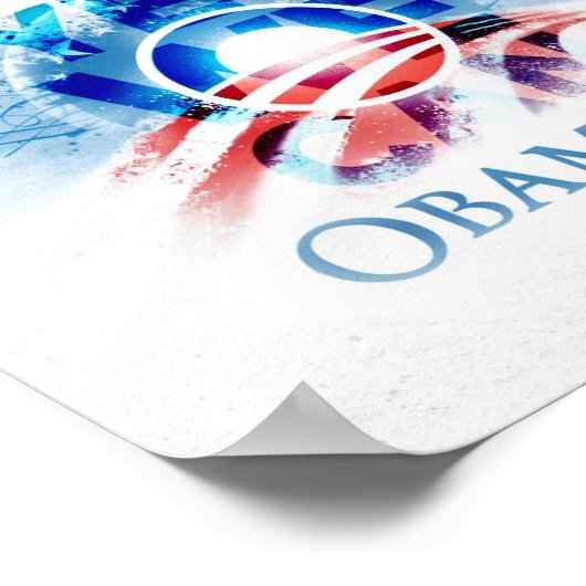 JA WE KUNNEN - Poster Obama '08 (Hoek)