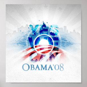 JA WE KUNNEN - Poster Obama '08