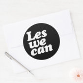 JA WE KUNNEN RONDE STICKER (Envelop)