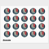 Ja, we kunnen ronde sticker (Vel)