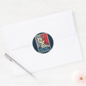 Ja, we kunnen ronde sticker (Envelop)