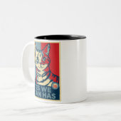 Ja, we kunnen tweekleurige koffiemok (Voorkant links)