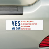 JA WE KUNNEN v1 Sticker VLIEGEN (Op auto)