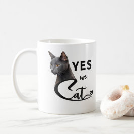 Ja, we zijn kat - ja, we kunnen koffiemok