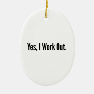 Ja, werk ik uit. keramisch ornament