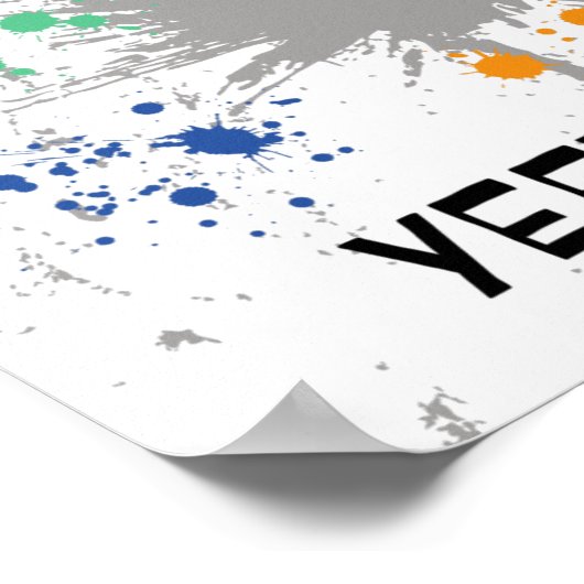 Ja, wie ben je poster? poster (Hoek)