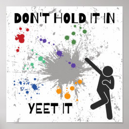 Ja, wie ben je poster? poster