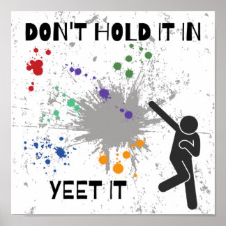 Ja, wie ben je poster? poster