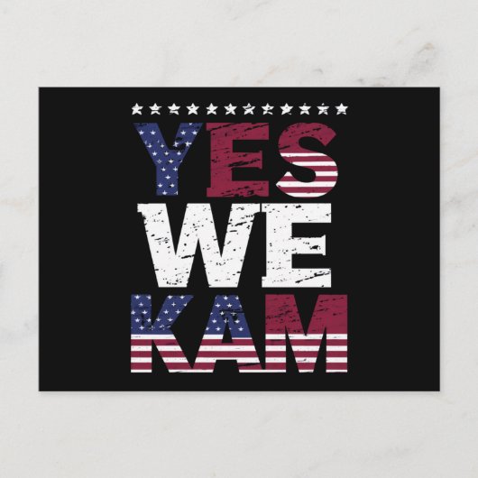 Ja Wij Kam Gezegde Quote Briefkaart (Voorkant)