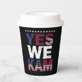 Ja Wij Kam Gezegde Quote Papieren Bekers (Voorkant)