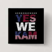 Ja Wij Kam Gezegde Quote Vierkante Button 5,1 Cm (Voorkant)