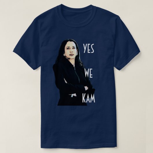 Ja Wij Kam Kamala Harris T-shirt (Design voorkant)