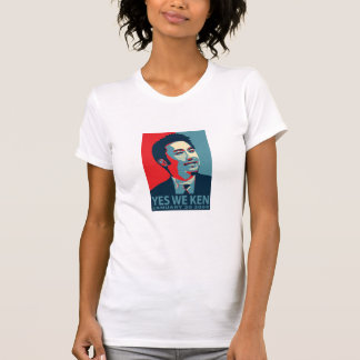 Ja, wij Ken (Obama) Vrouw verlaat... - Gepersonali T-shirt