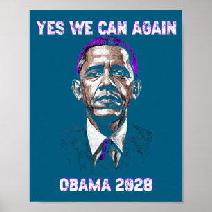 Ja, Wij, Kunnen, President Obama 2028 Politieke Sp Poster