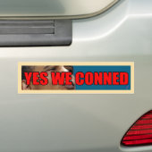 JA, WIJ VERBONDEN BUMPERSTICKER (Op auto)