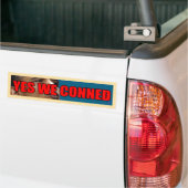 JA, WIJ VERBONDEN BUMPERSTICKER (Op Truck)