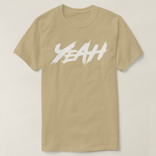 Ja, witte tekst t-shirt (Design voorkant)