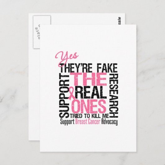 Ja, ze geloven dat de echte mensen me probeerden t briefkaart (Voorkant / Achterkant)