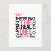 Ja, ze geloven dat de echte mensen me probeerden t briefkaart (Voorkant)