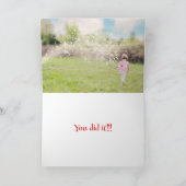 JA - ZE HEBBEN HET GEDAAN GEFELICITEERD KAART (Binnen)