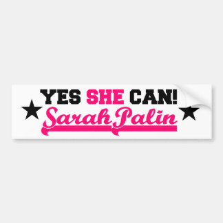 Ja, ze kan het wel - porty Bumpersticker