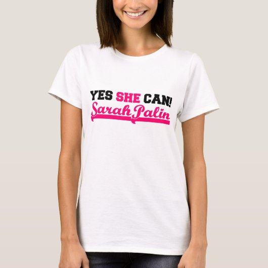 Ja, ze kan het wel - T-shirt (Voorkant)