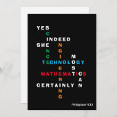 Ja, ze kan Kaart stimuleren (Voorkant / Achterkant)