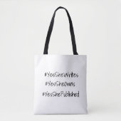Ja, ze kan zakelijke dankbaarheid tote bag (Voorkant)