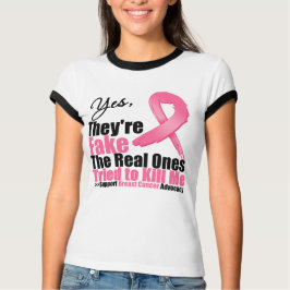 JA, ze zijn nep...Mijn echte probeerden me te dode T-shirt