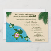 JA Zee TURTLE Baby shower NODIG TWEE (Honu) 02C Kaart (Voorkant)