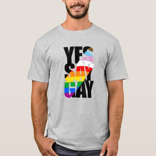 Ja Zeg Gay T-shirt (Voorkant)