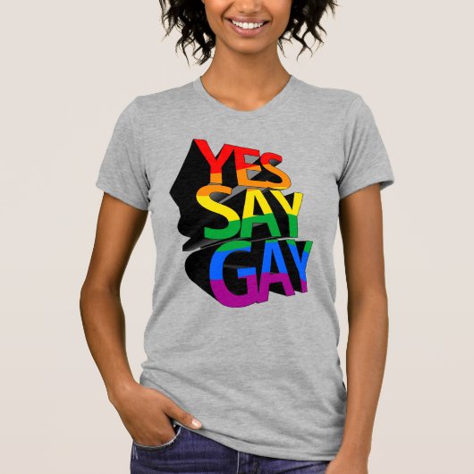 Ja Zeg Gay T-Shirt (Voorkant)