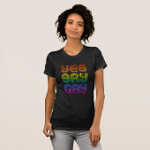 Ja Zeg Gay T-shirt (Voorkant volledig)
