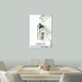 Ja zeggen, Bruid & Bruidegom, Aangepaste Trouwfoto Poster