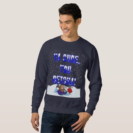 Ja zeker, jij Betcha Snowfall Trui (Voorkant volledig)