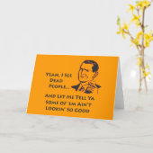 Ja, zie ik de Dode Wenskaarten van Mensen Kaart (Gele Bloem)