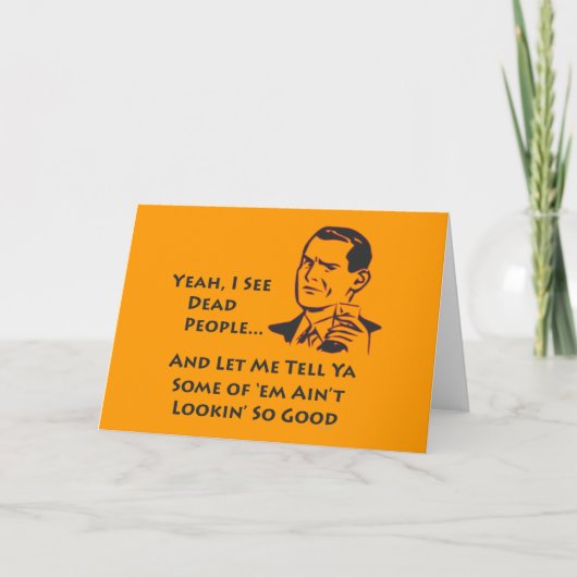 Ja, zie ik de Dode Wenskaarten van Mensen Kaart (Voorkant)