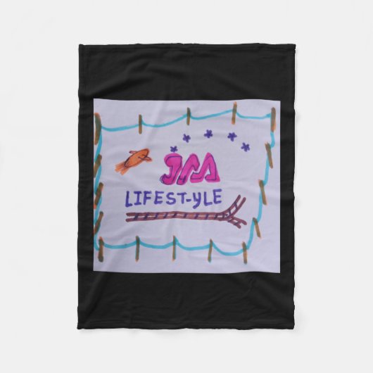 JAA Lifestyle Company Logo Panting Fleece Deken (Voorkant)