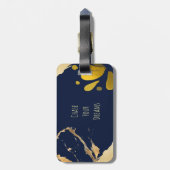 Jaag je dromen na bagagelabel (Achterkant verticaal)