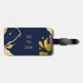 Jaag je dromen na bagagelabel (Achterkant horizontaal)