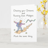 Jaag je dromen na en ren weg van midgies kaart (Gele Bloem)