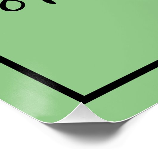 "Jaag je droom achterna..." Frase Zwarte beletteri Perfect Poster (Hoek)