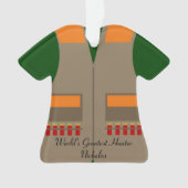 Jaagste kerstversiering ornament (voorkant)